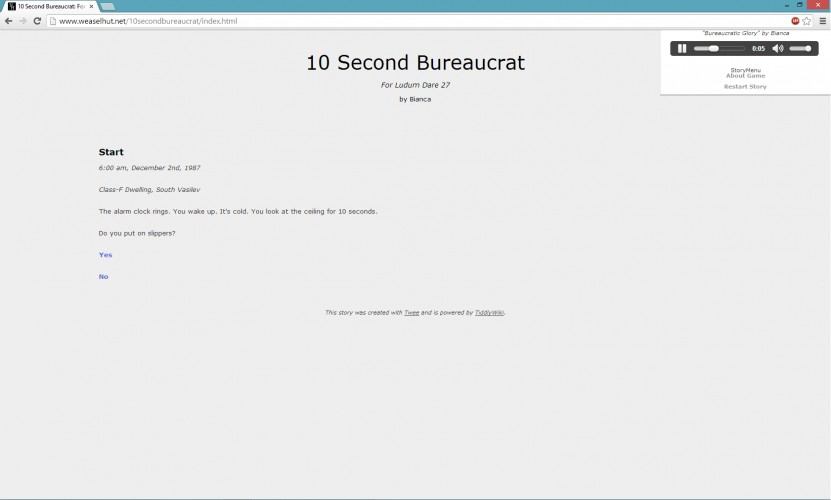 10 Second Bureaucrat