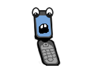 Flying Flip Phone