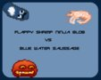 Flappy Shrimp Ninja Blob VS Blue Water Saussage !