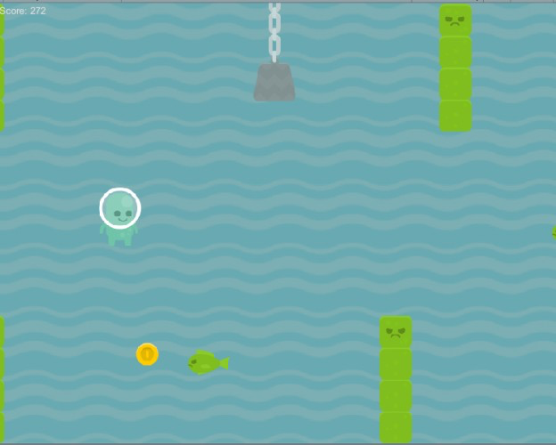 Underwater Flappy Alien