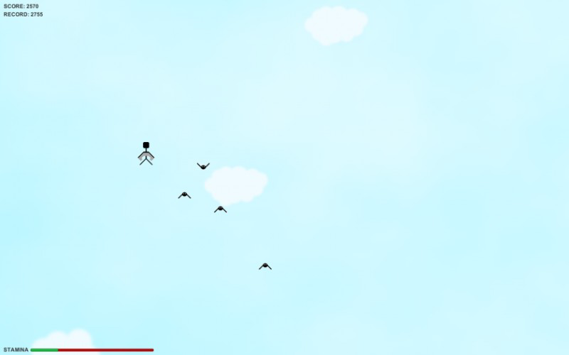 Stickman Sam in the High Fly Sky