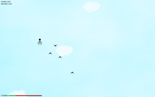 Stickman Sam in the High Fly Sky