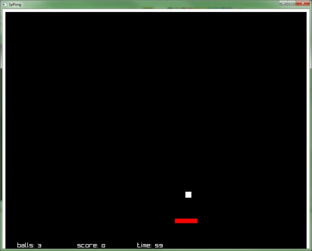 1 Player Pong