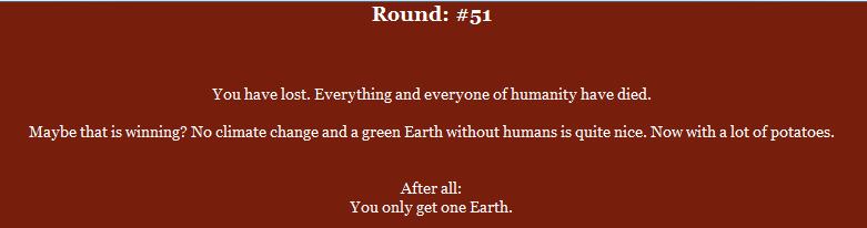 You Only Get One Earth