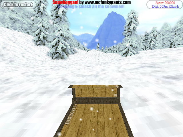 Snowboggan!