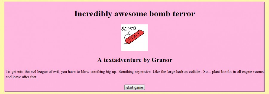 Incredibly awesome bomb terror