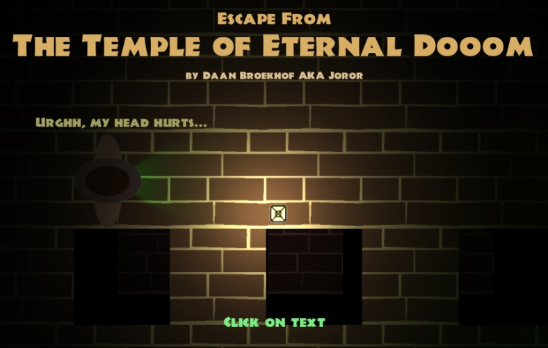 Escape From The Temple of Eternal Dooom