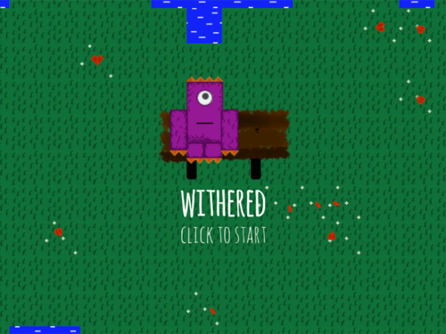 withered