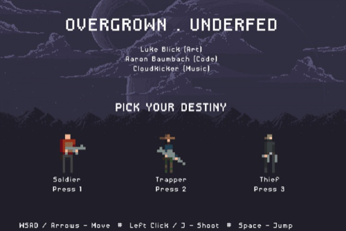 OVERGROWN . UNDERFED