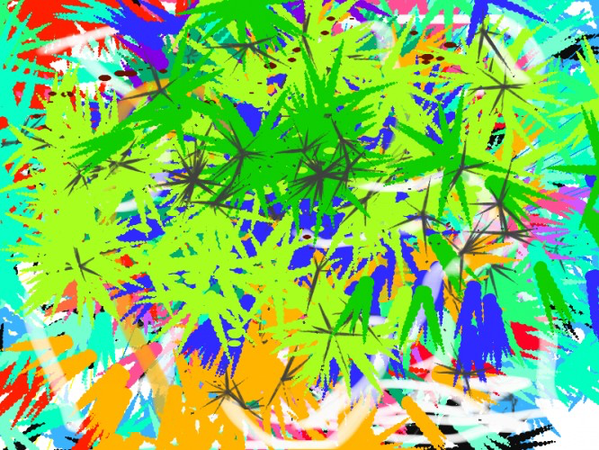 Explosive Painting