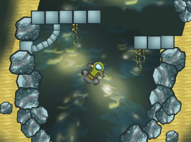Spaceship in a Cave