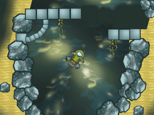 Spaceship in a Cave