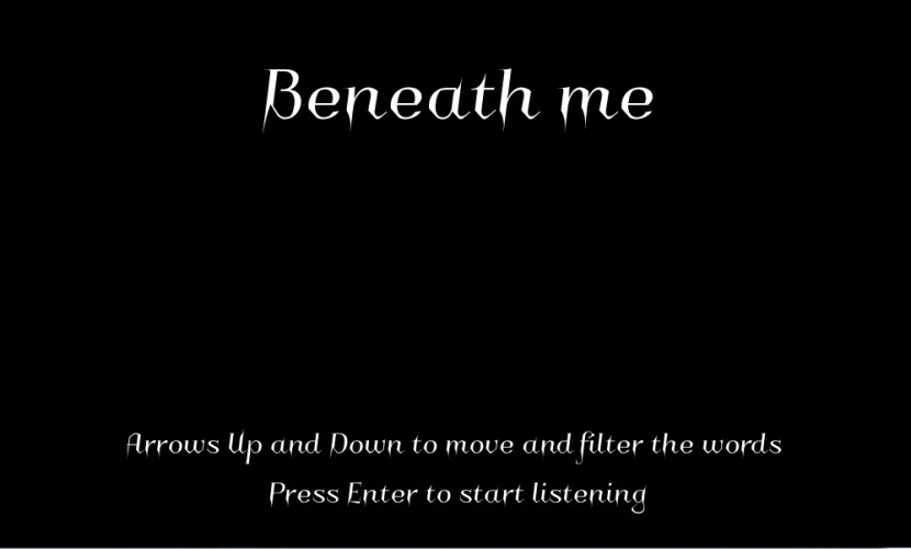 Beneath Me
