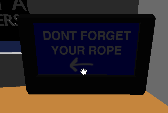Press R to Reset Rope