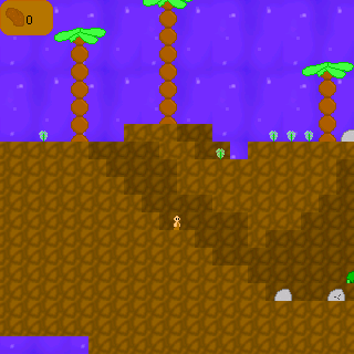Caveman potato farmer