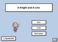 A Knight and A Line