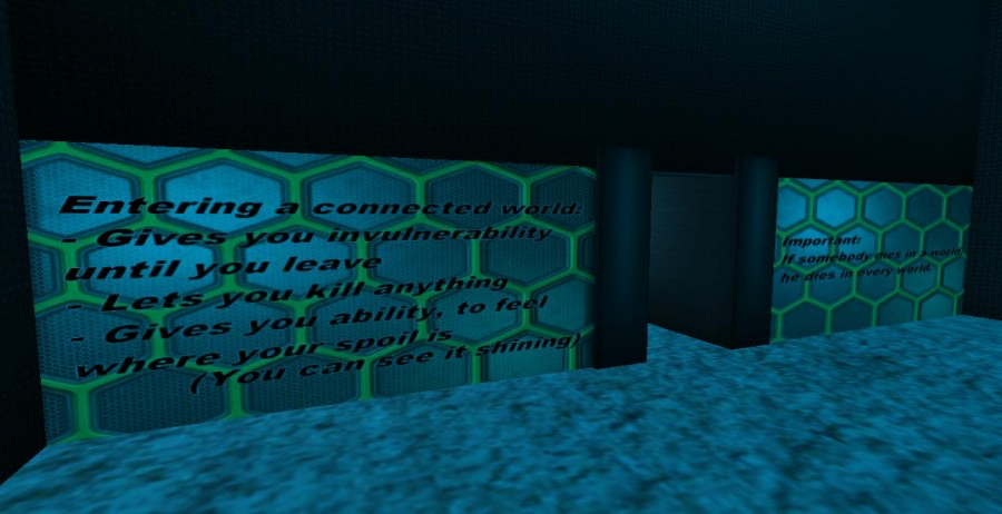 Permeable Connected Worlds