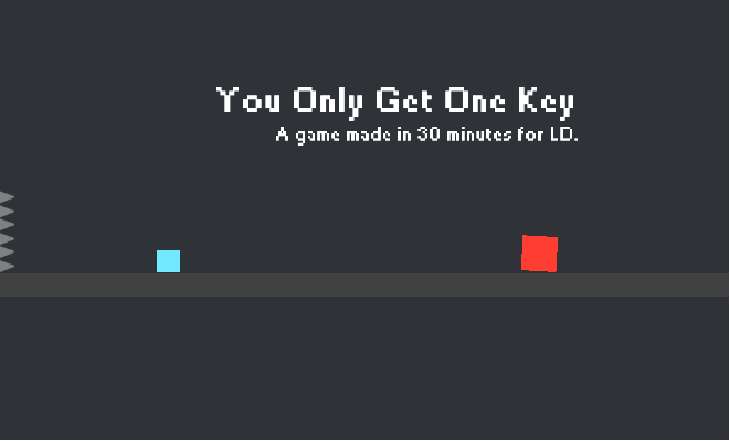 You Only Get One Key