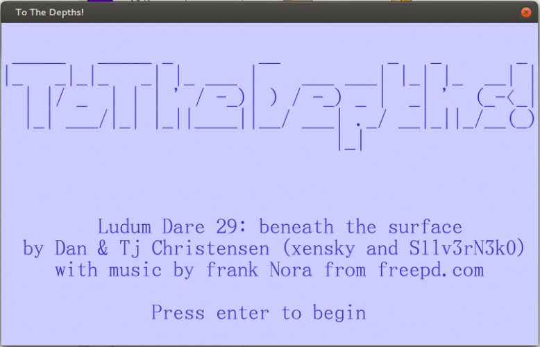 To The Depths!