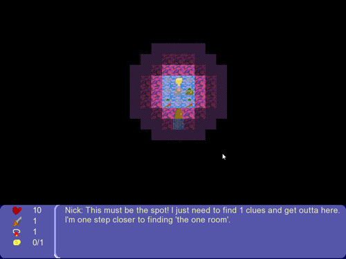 Nick Cage Adventure Quest for the One room