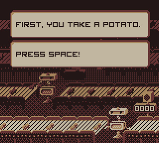 First, You Take A Potato