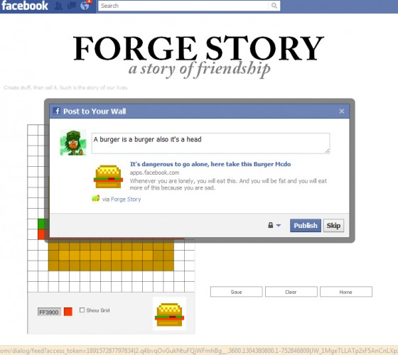 Forge Story - a story about friendship