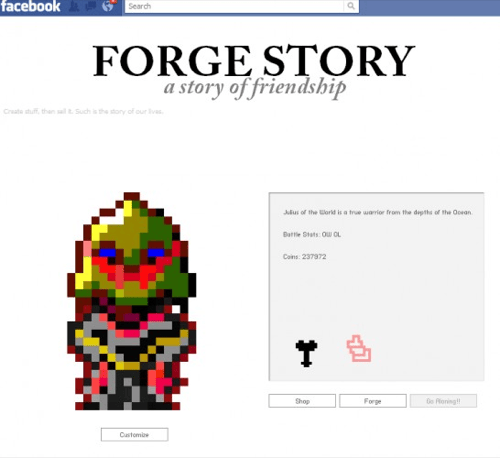 Forge Story - a story about friendship