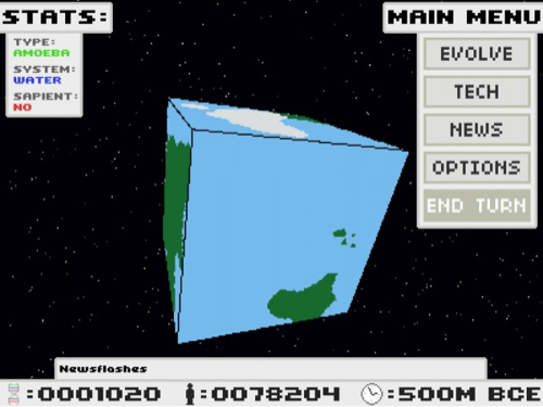Life on the EvoHedron