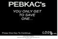 You Only Get To Save One