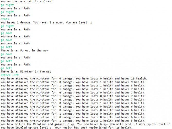 Super Cowbell Text Adventure