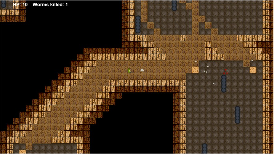 Giant worm infestation