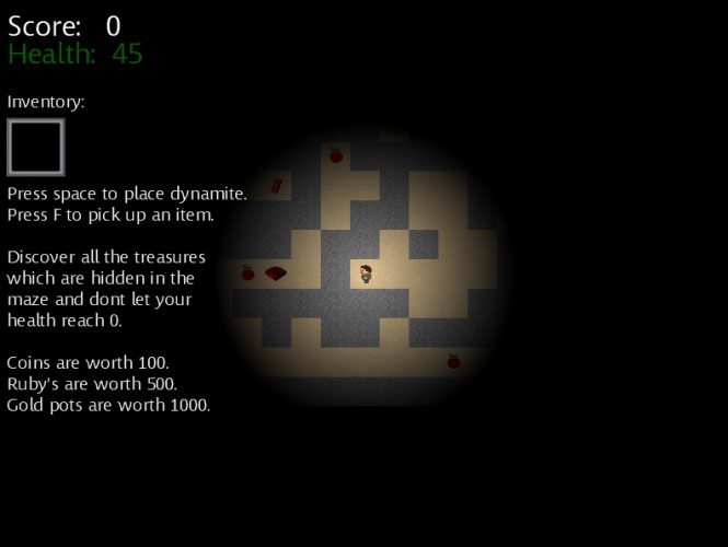 Fat guy's treasure hunt