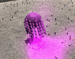 Purple Monster Attack