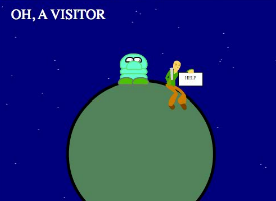 Hitchhiker in the galaxy