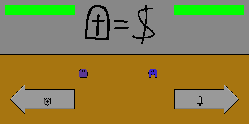 Binary Button Battle Blobs
