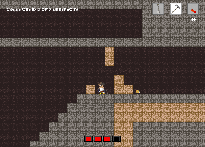 Tunnel Digger: Artifact Man