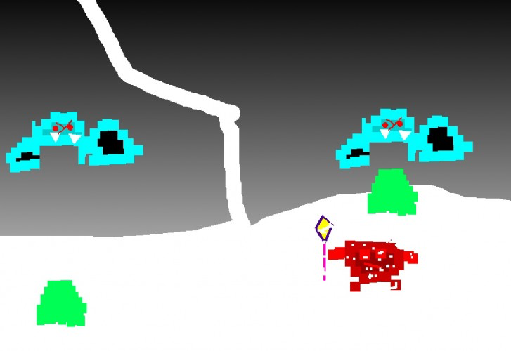 pixel bat attack