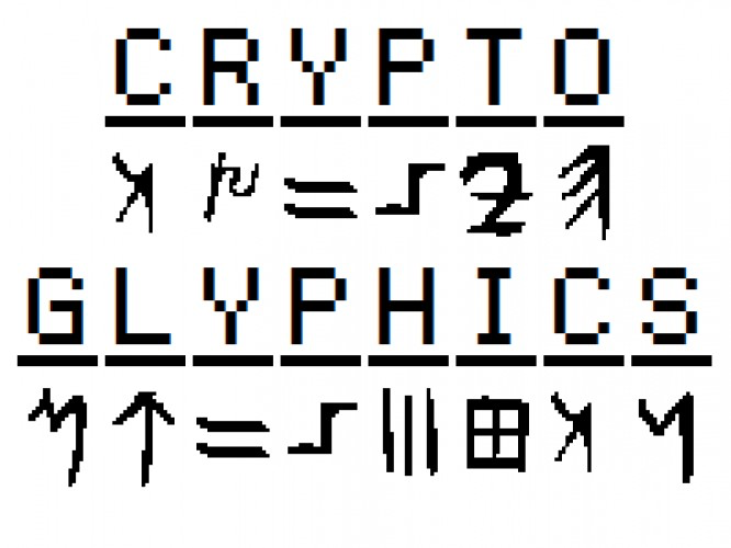 Cryptoglyphics