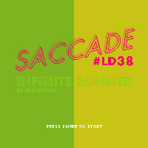 Saccade - infinite runner