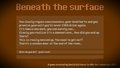 Beneath the surface