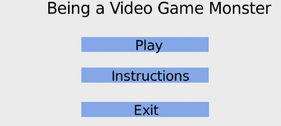 Being a Video Game Monster!