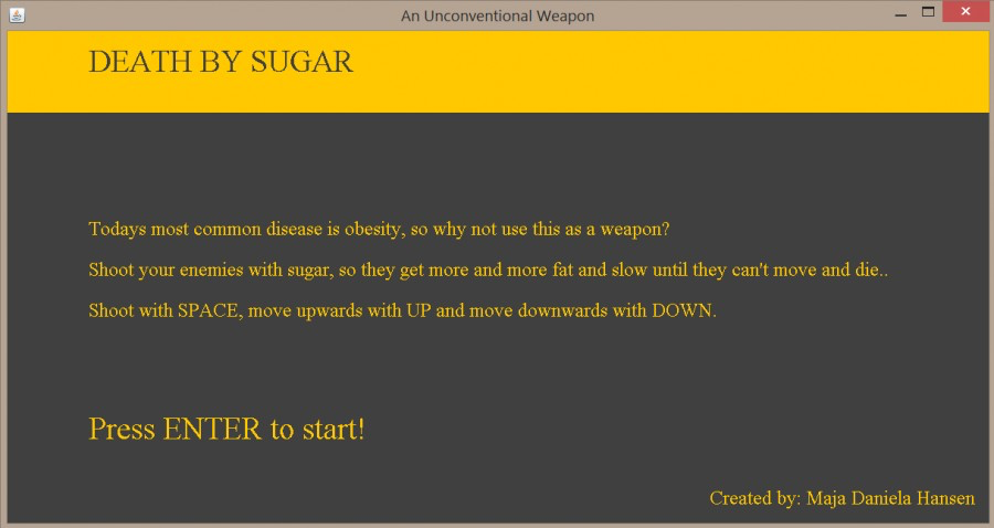 DEATH BY SUGAR