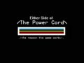 Either Side of The Power Cord