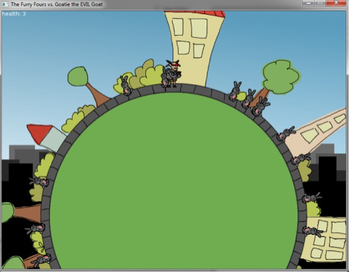 The Furry Fours vs. Goatie the EVIL Goat