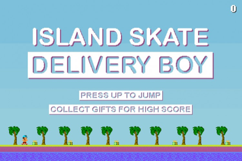 Island Skate Delivery Boy