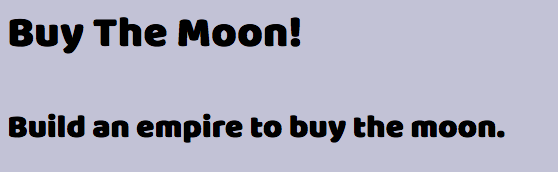 Buy The Moon