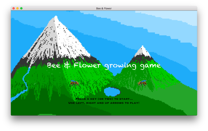 Bee & Flowers