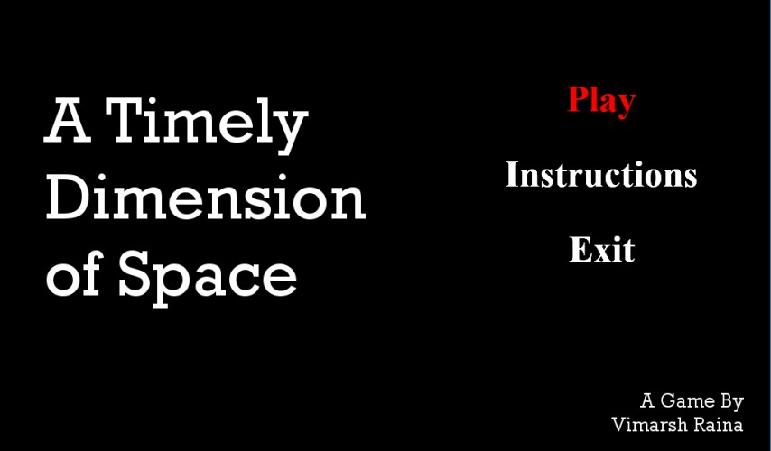 A Timely Dimension of Space