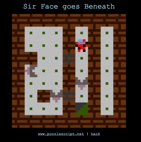 Sir Face goes Beneath