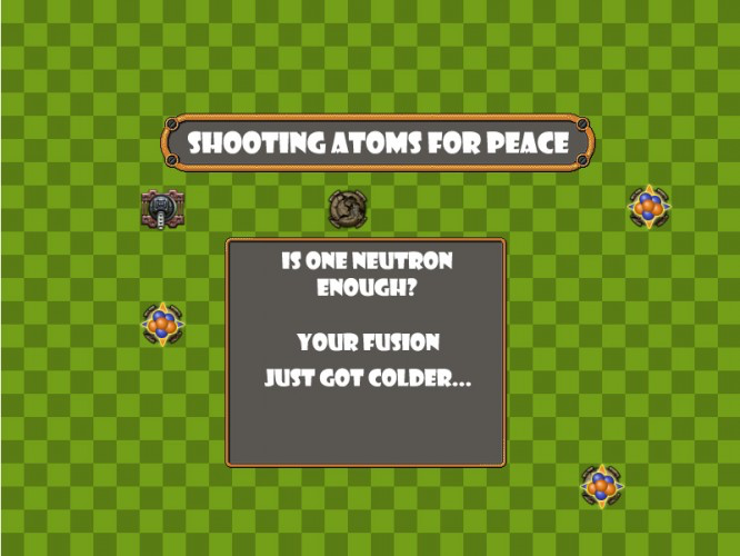 Shooting Atoms For Peace